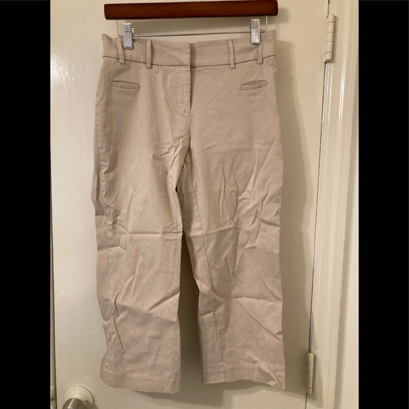 Motherhood Maternity Pants Khakis Dockers Pregnancy Stretch Size Small Tan Beige - Picture 1 of 7